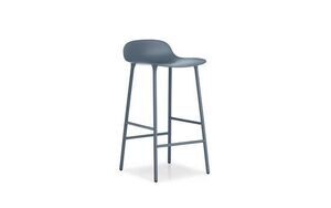 Normann Copenhagen - Form barstol 65 cm - grå/stål
