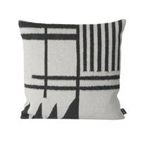 Ferm Living - Kelim kudde - black lines