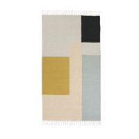 ferm LIVING - Kelim Squares matta - Small