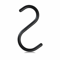 Nomess - S-Hooks krokar (set med 5 st.) - svart