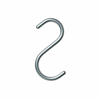 Nomess - S-Hooks krokar mini (set med 5 st.) - aluminium