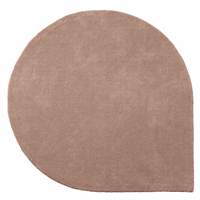 AYTM - Stilla matta i ull (130 x 160 cm) - rosa