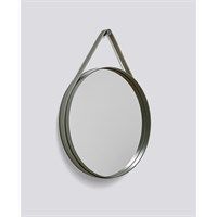 HAY - Strap spegel Ø 50 cm - army grön