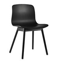HAY - About a Chair 12 stol - svart/svartbetsade ekben