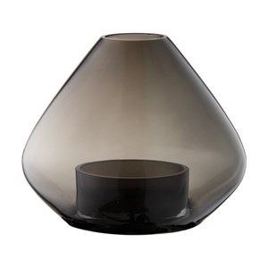 AYTM - Globe vas på fot - small - grön/mässing