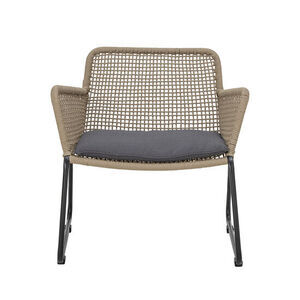 Bloomingville - Mundo Lounge Chair, brun, metall