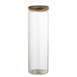Bloomingville - Anouk Burk med Lock, Klar, Glas