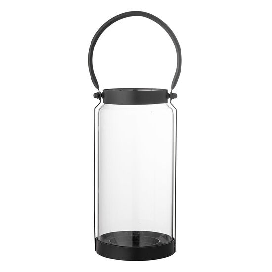 Bloomingville - Danila värmeljushållare, svart, glas