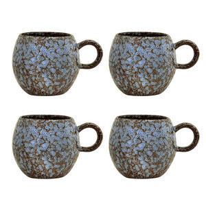 Bloomingville - Paula Kopp, Multipack, Blå, Stengods