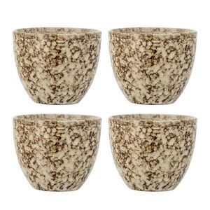 Bloomingville - Paula Kopp, Multipack, Brun, Stengods