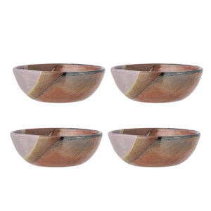 Bloomingville - Paula Skål, Multipack, Lila, Stengods