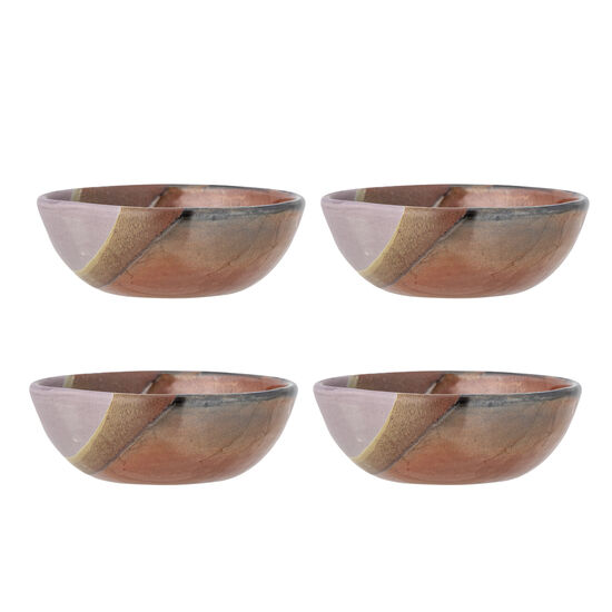 Bloomingville - Paula Skål, Multipack, Lila, Stengods