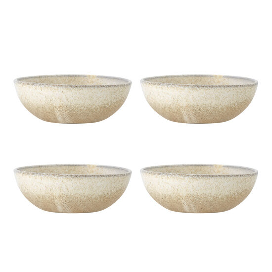 Bloomingville - Paula Skål, Multipack, Natur, Stengods