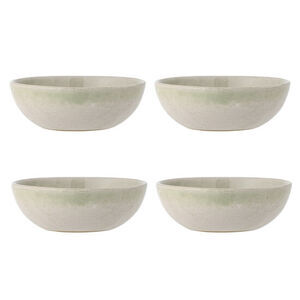 Bloomingville - Paula Skål, Multipack, Grön, Stengods