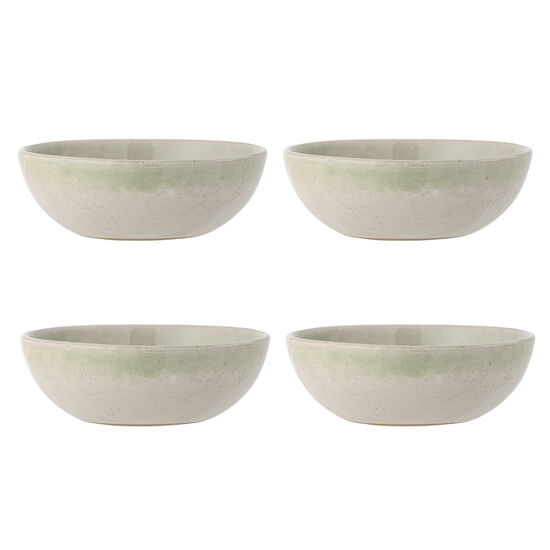 Bloomingville - Paula Skål, Multipack, Grön, Stengods