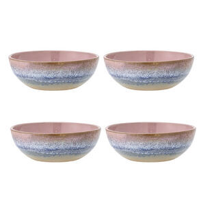 Bloomingville - Paula Skål, Multipack, Rosa, Stengods