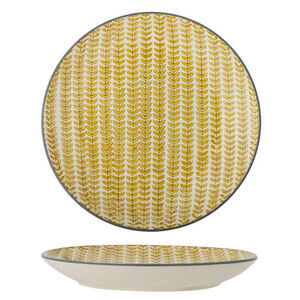 Creative Collection - Lönntallrik, gul, stengods