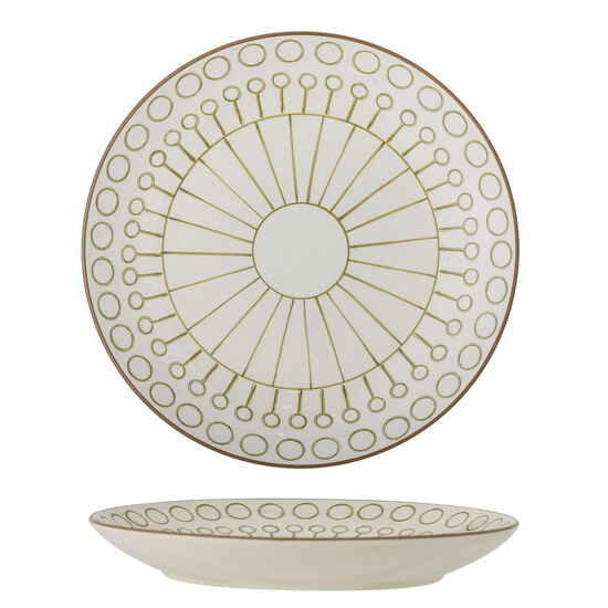 Creative Collection - Lönntallrik, grön, stengods