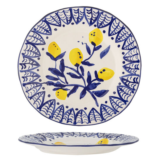 Creative Collection - Maxima tallrik, blå, stengods