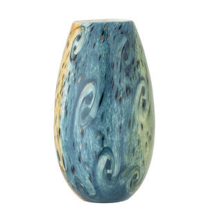 Creative Collection - Kalian vas, blå, glas