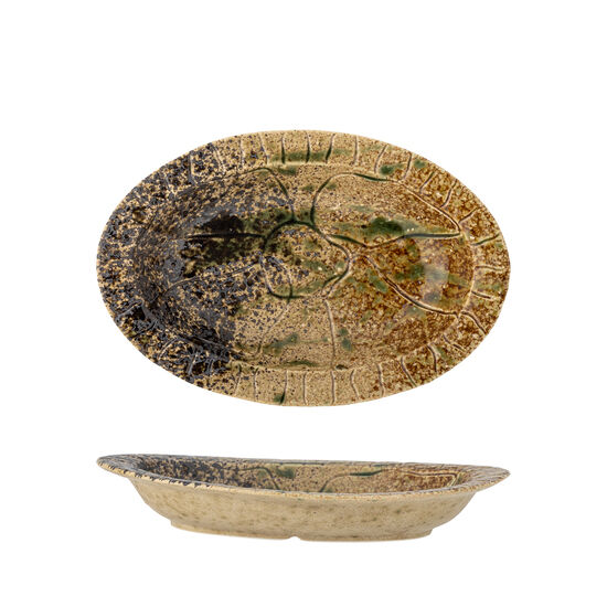 Creative Collection - Larken Serveringsfat, Svart, Stengods