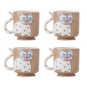 Bloomingville - Missy Mugg, Brun, Stengods