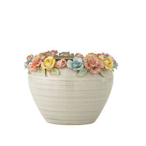 Creative Collection - Eanna Blomkrukaöverdrag, Rosa, Stengods
