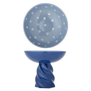 Bloomingville - Riley bordsdekoration, blå, stengods