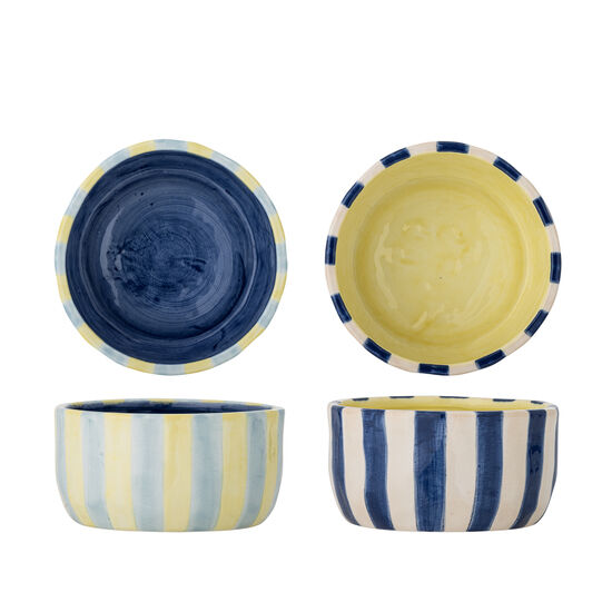 Bloomingville - Phoenix Skål, Flerfärgad, Stengods