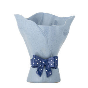 Bloomingville - Belivia Vas, Blå, Stengods