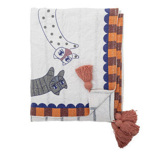 Bloomingville - Missy Rutig, Flerfärgad, Återvunnen Bomull