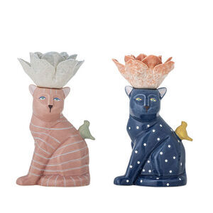 Bloomingville - Eri ljusstake, flerfärgad, stengods