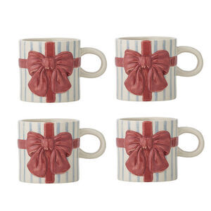 Bloomingville - Bowie-mugg, blå, stengods