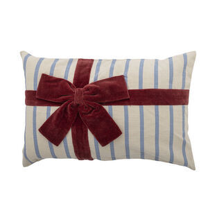 Bloomingville - Bowie-kudde, blå, bomull OEKO-TEX®