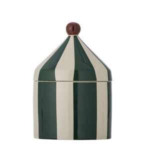 Bloomingville - Cimmi Burk med lock, Grön, Stengods