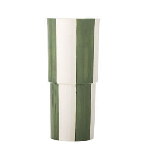 Bloomingville - Floki Vas, Grön, Stengods