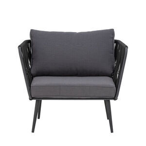 Bloomingville - Pavone Lounge Chair, Svart, Metall