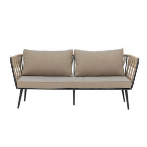 Bloomingville - Pavone soffa, brun, metall