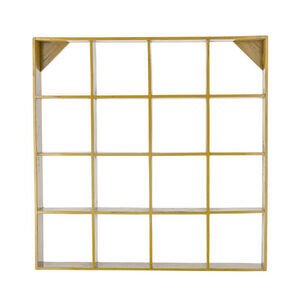 Creative Collection - Bekka Hylla, Gul, Återvunnet trä