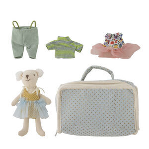 Bloomingville - Lara Doll, brun, polyester