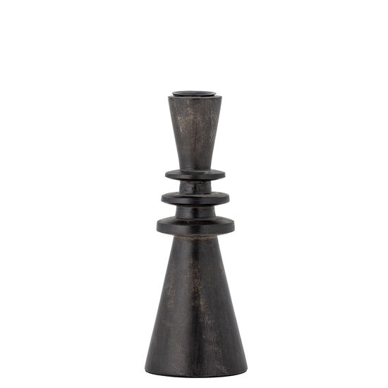 Bloomingville - Armel Ljusstake, Svart, Mango