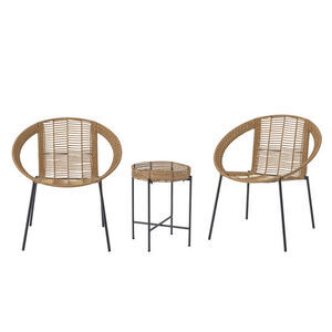 Bloomingville - Dudine Loungeset, Natur, Polyrotting