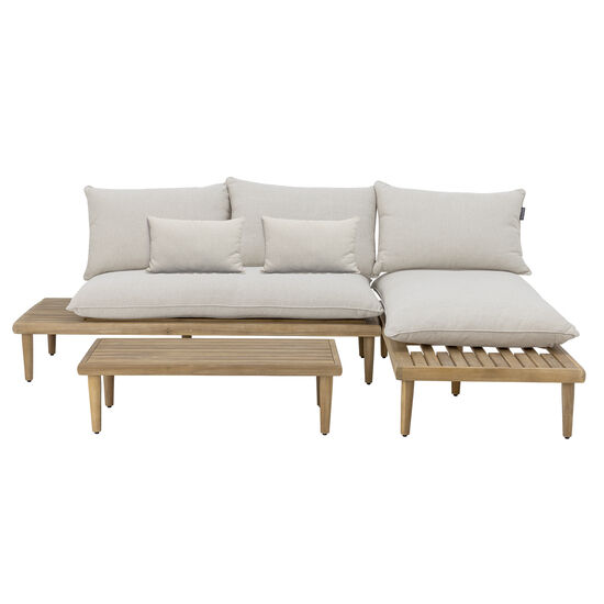 Bloomingville - Cesano Lounge-set, Natural, FSC®100%, Acacia