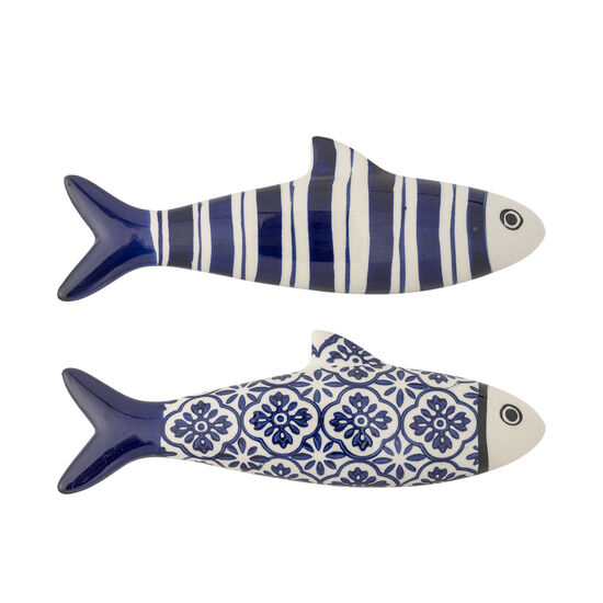 Creative Collection - Dunne Väggdekoration, Blå, Stengods