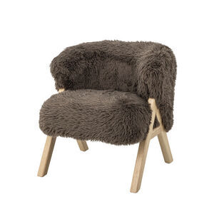 Bloomingville - Camino Lounge Chair, Brun, FSC®100%, Gummiträ