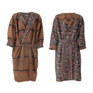 Creative Collection - Rieti Kimono, brun, upcycled