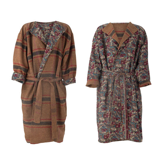 Creative Collection - Rieti Kimono, brun, upcycled