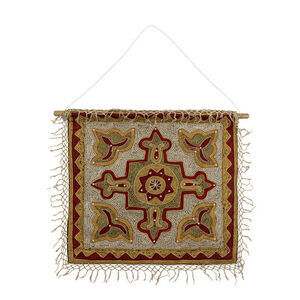 Creative Collection - Mughal väggdekoration, röd, bomull