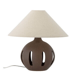 Bloomingville - Liana bordslampa, brun, stengods