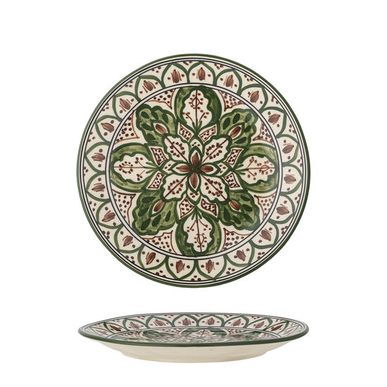 Creative Collection - Karlie Tallrik, Grön, Stengods